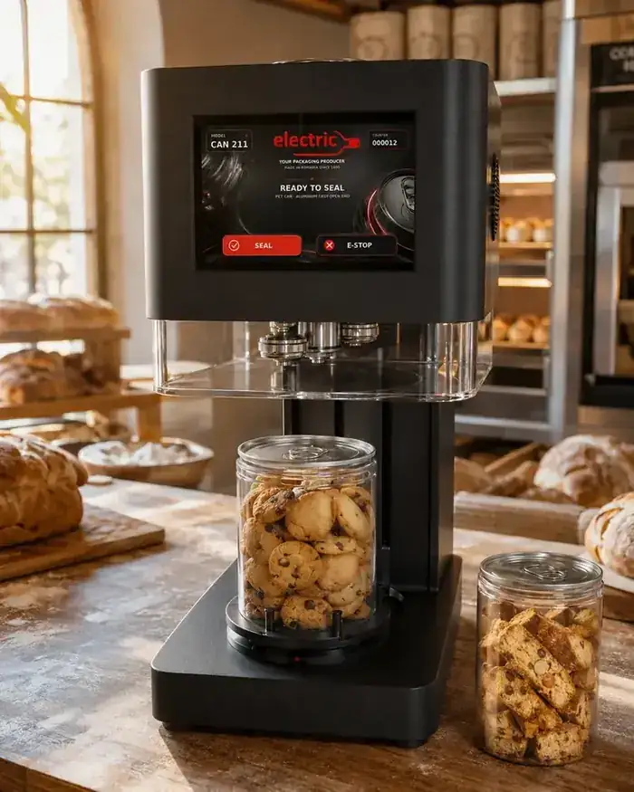 Aparat de sigilat doze Electric SRL — Brutării, biscuiți și produse de patiserie uscată