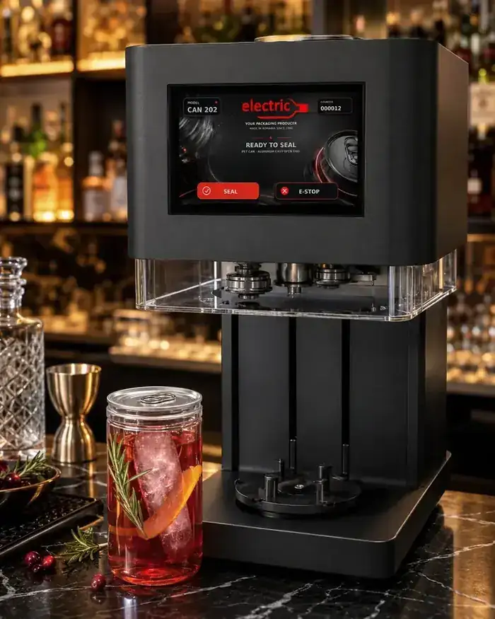 Aparat de sigilat doze Electric SRL — Baruri și cocktailuri la doză