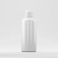 Flacon PET 200ml, alb, filet 28mm PCO 1810, fără capac