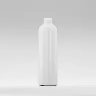 Flacon HDPE 250ml, alb, filet 24mm, fără capac