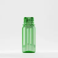 Flacon PET 50ml, verde, filet 28mm PCO 1810, fără capac