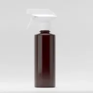 Flacon PET 400ml, brun, 35 grame, filet 28mm, cu trigger alb