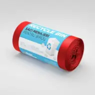 Saci menajeri 35L roșii 50 saci/rolă – Recycle Bin