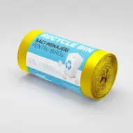 Saci menajeri 35L galbeni 50 saci/rolă – Recycle Bin