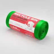 Saci menajeri 60L verzi 50 saci/rolă – Recycle Bin