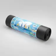Saci menajeri rLDPE 320L, negri, 10 buc./rolă – Acasă și Industrial