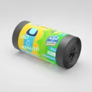 Saci menajeri rLDPE 35L, negri, 15 buc./rolă – Acasă și Industrial