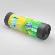 Saci menajeri rLDPE 160L, negri, 10 buc./rolă – Acasă și Industrial