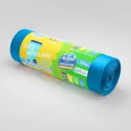 Saci menajeri rLDPE 160L, albaștri, 10 buc./rolă – Acasă și Industrial