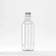 Flacon PET 300ml, transparent, filet 28mm PCO 1810, fără capac