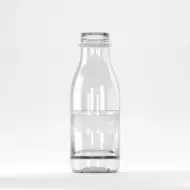 Flacon PET 400ml, transparent, filet 38mm, fără capac