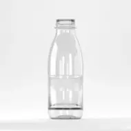 Flacon PET 500ml, transparent, filet 38mm, fără capac