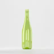 Flacon PET 750ml, verde, fără capac
