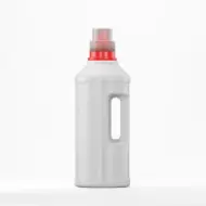 Flacon HDPE 1,5L, alb, filet 48mm BRC 48, cu capac