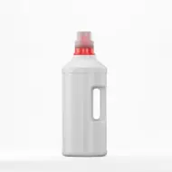 Flacon HDPE 2L, alb, filet 48mm BRC 48, cu capac