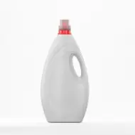 Flacon HDPE 3L, alb, filet 48mm BRC 48, cu capac