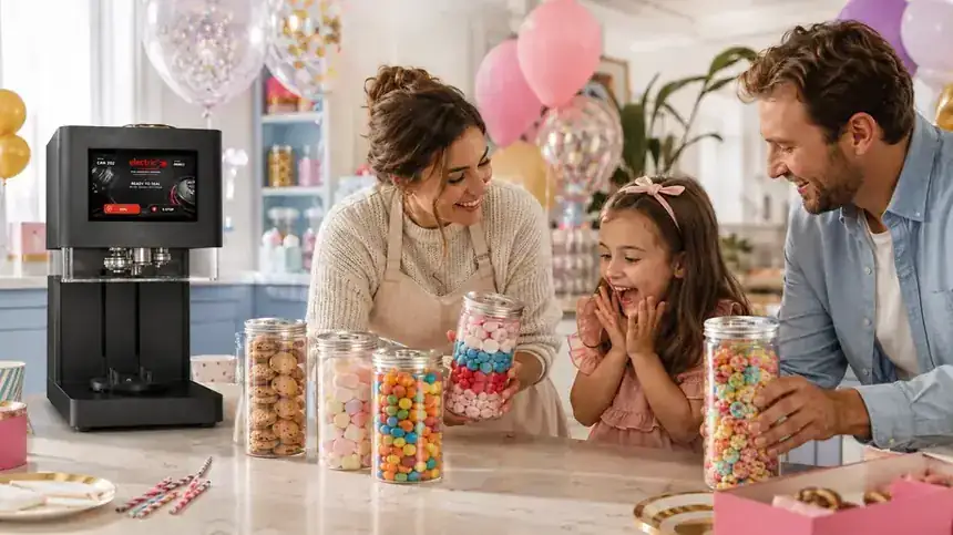 Doze PET cu capac din aluminiu — Candy bar și petreceri pentru copii